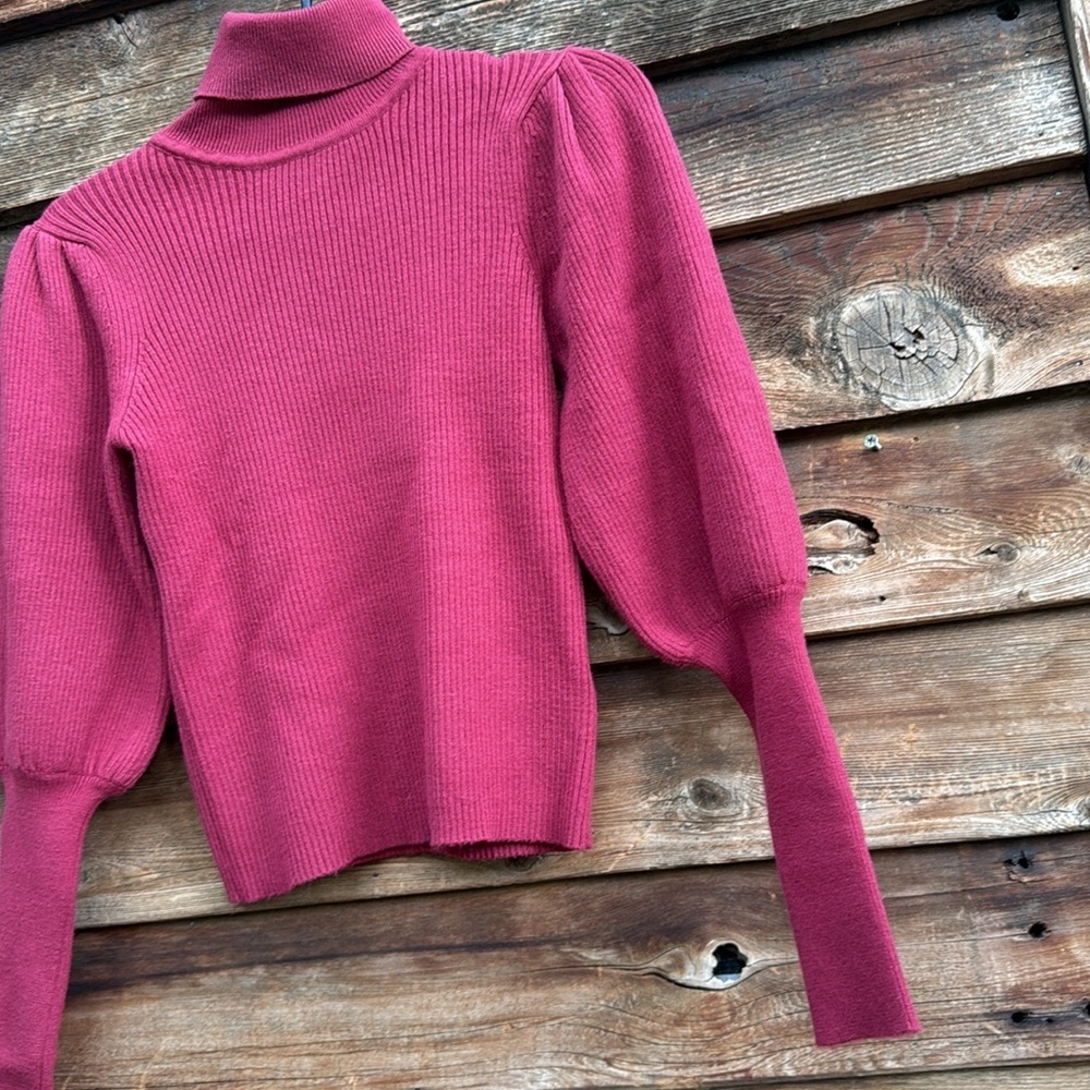 FARM Rio Pink Turtleneck Sweater